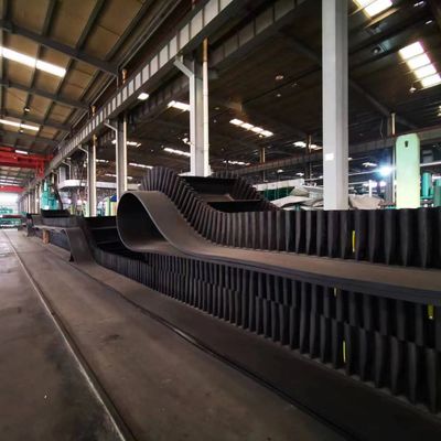 Anti-overflow Rubber Steel Cord Corrugated Sidewall Conveyor Belt