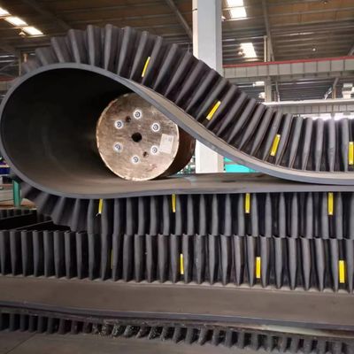 Anti-overflow Rubber Steel Cord Corrugated Sidewall Conveyor Belt