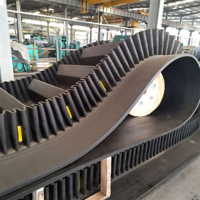 High Flexibility Rubber Steel Cord Corrugated Sidewall Conveyor Belt