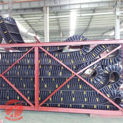 Abrasive Resistance Rubber Multi Ply Textile Corrugated Sidewall Conveyor Belt