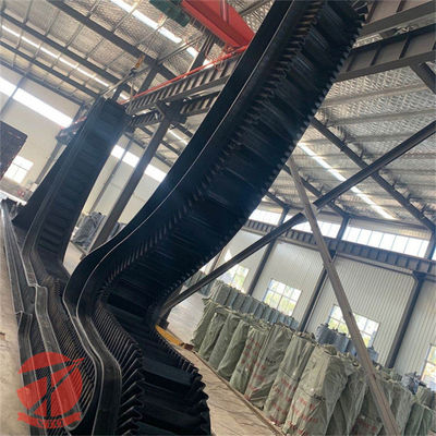 Abrasive Resistance Rubber Multi Ply Textile Corrugated Sidewall Conveyor Belt