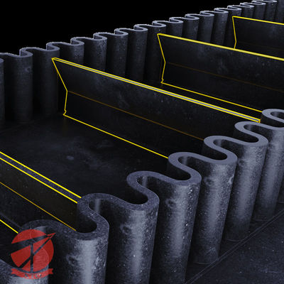 Steep Angle Rubber Steel Cord Corrugated Sidewall Conveyor Blet