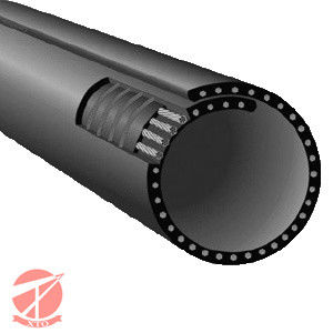 Highly Resistant Mining Rubber Steel Cord  Pipe Conveyor Belt