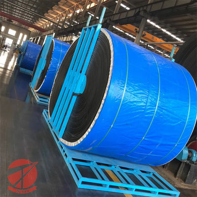 Flexible Mining Rubber Multi Ply Textile Pipe Conveyor Belt