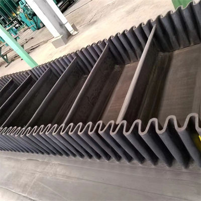 TC90 Tear Resistant Rubber Steel Cord Corrugated Sidewall Conveyor Belt