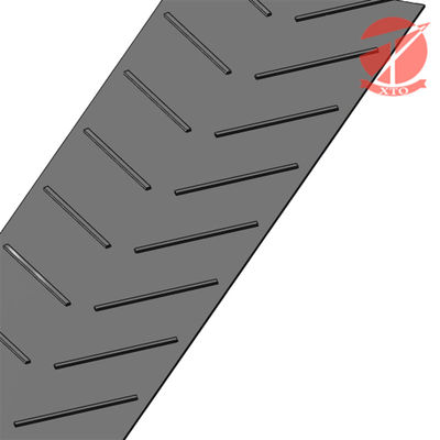 Customizable Patterned Rubber Solid Woven Chevron Conveyor Belt