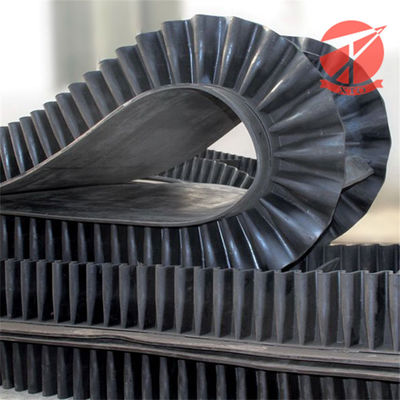 TC90 Tear Resistant Rubber Steel Cord Corrugated Sidewall Conveyor Belt