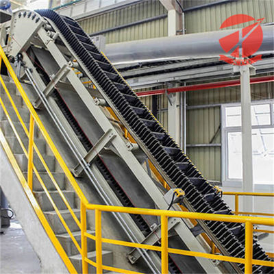 TC110 Conveying Bulk Materials Rubber Steel Cord Corrugated Sidewall Conveyor Belt