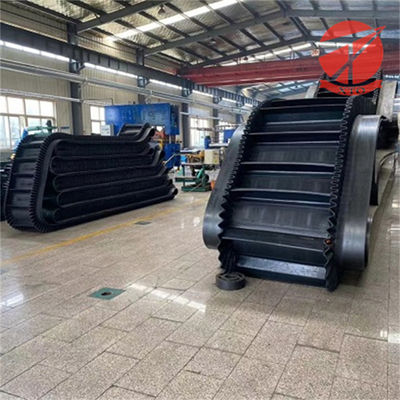 TC90 Tear Resistant Rubber Steel Cord Corrugated Sidewall Conveyor Belt